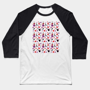 Funny Halloween Gift Idea - Halloween Pattern Posters Baseball T-Shirt